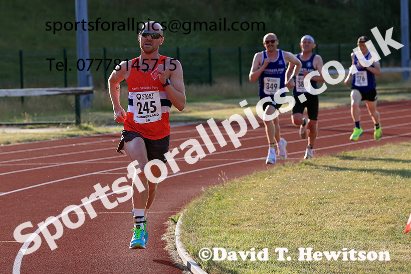 Senior Mens 2025 Sunderland 5k, Silksworth, Sunderland. Photo: David T. Hewitson/Sports for All Pics